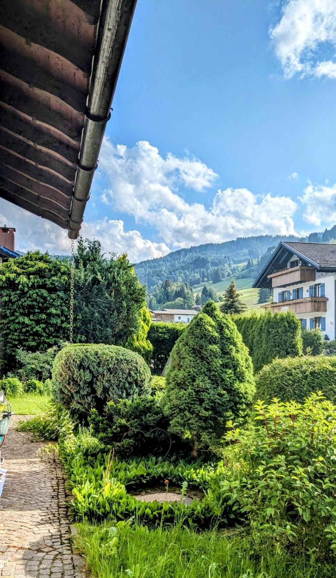 Ferienwohnung Alpenglueck In Bolsterlang Sommerbergbahn Kostenlos Exteriör bild